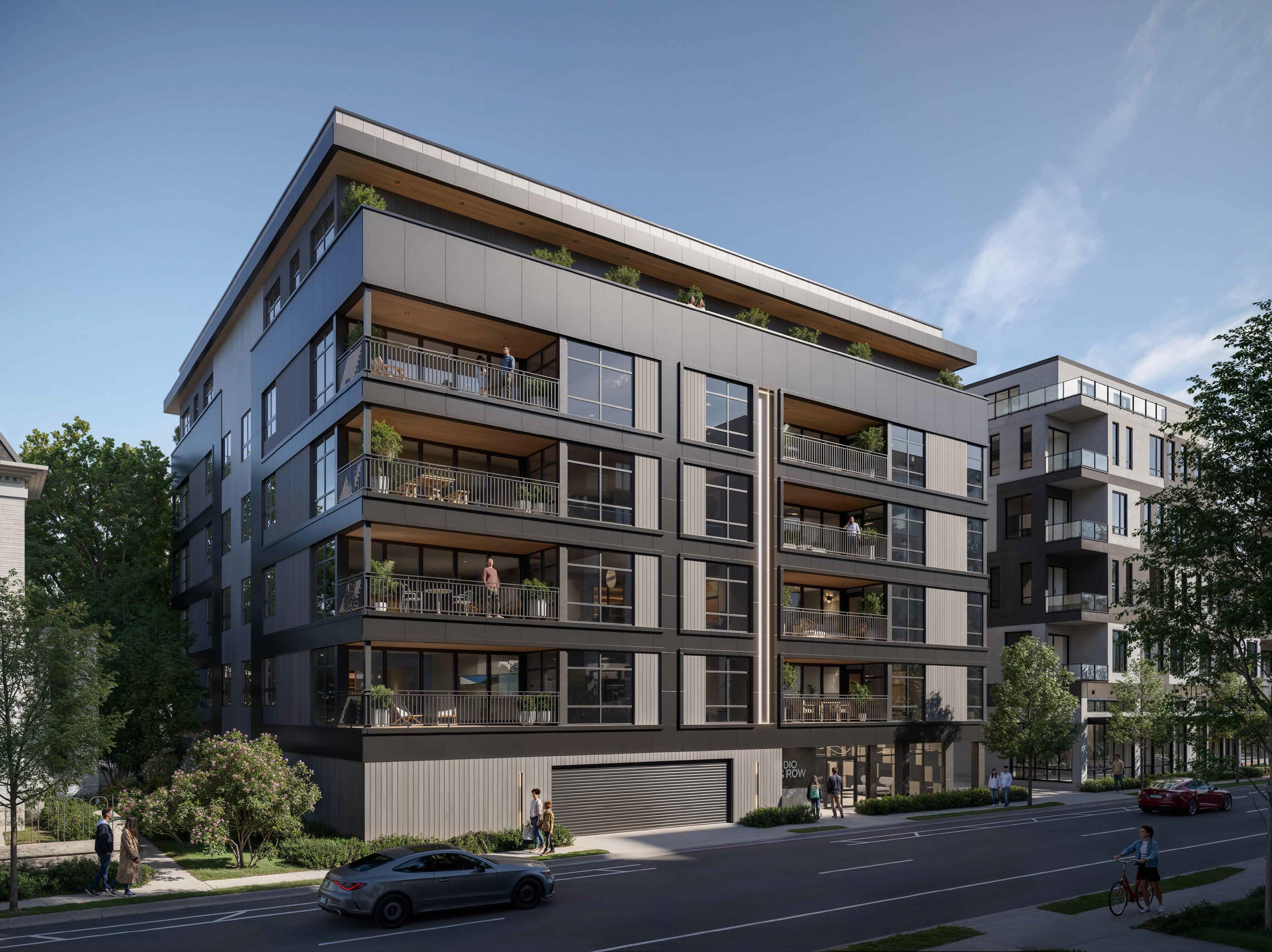 Studio Music Row — Front Elevation